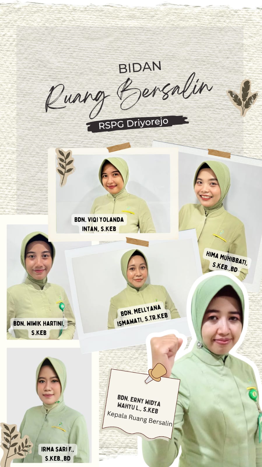 Tim Bidan Ruang Bersalin